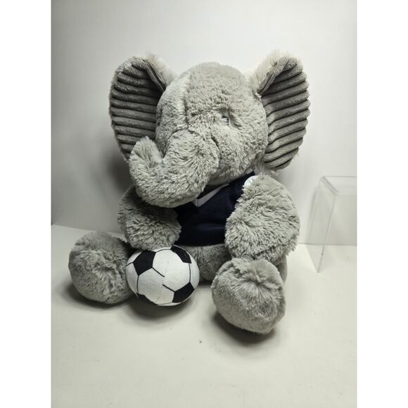 Lambs & Ivy Future All Star Plush Elephant Stuffed Animal 10" Blazer Soccer - Picture 1 of 5
